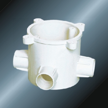 PVC Insulating Electrical Drive Three Way Extension Ring 