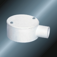 PVC Insulating Electrical Drive One Way Circular Box 