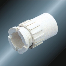 Conduit Upvc Screwed Converters White Color 